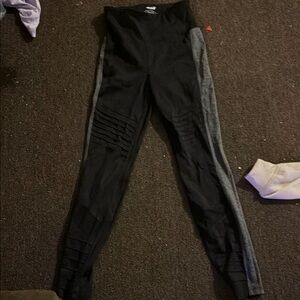 Black and Gray Leggings